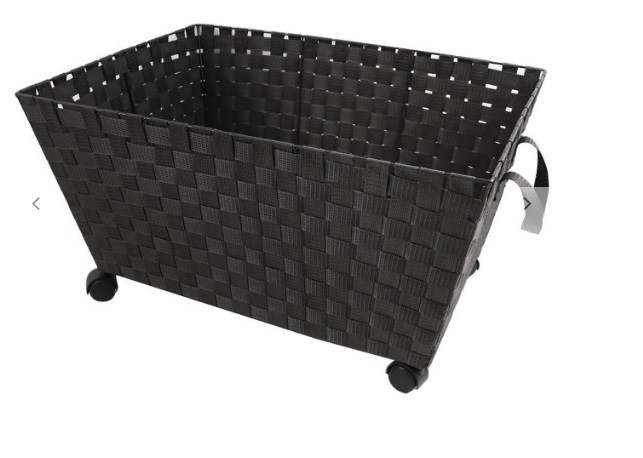 Rolling storage bin toy storage