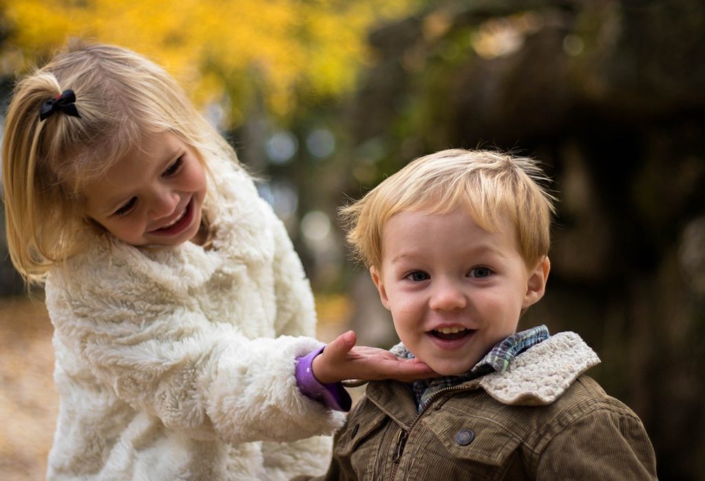 Kids playing together