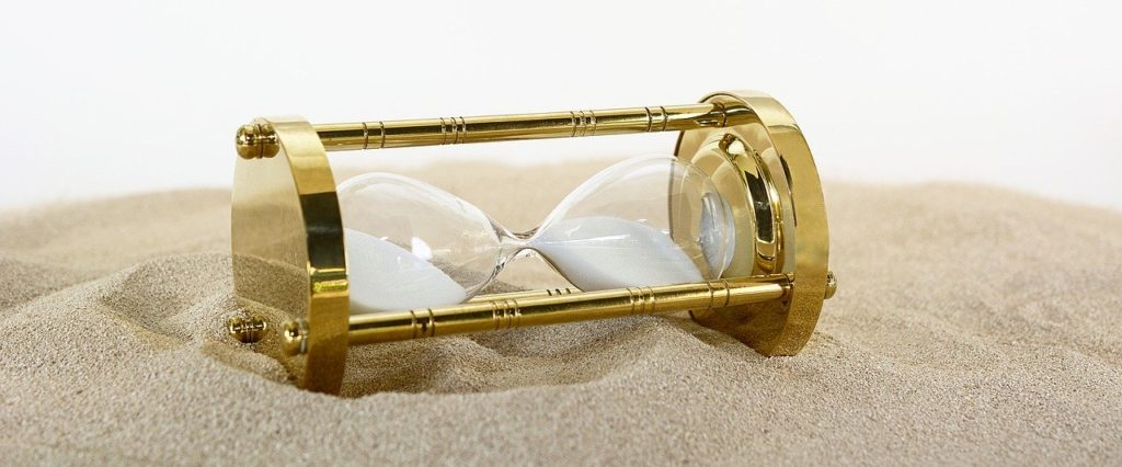 hourglass, clock, time