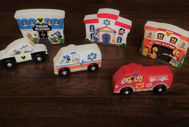 Melissa and Doug rescue vehicles