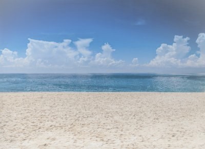 Beach ocean sand light