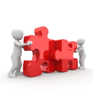 puzzle, cooperation, partnership