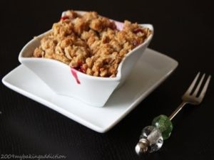 Cherry crisp individual My Baking Addiction