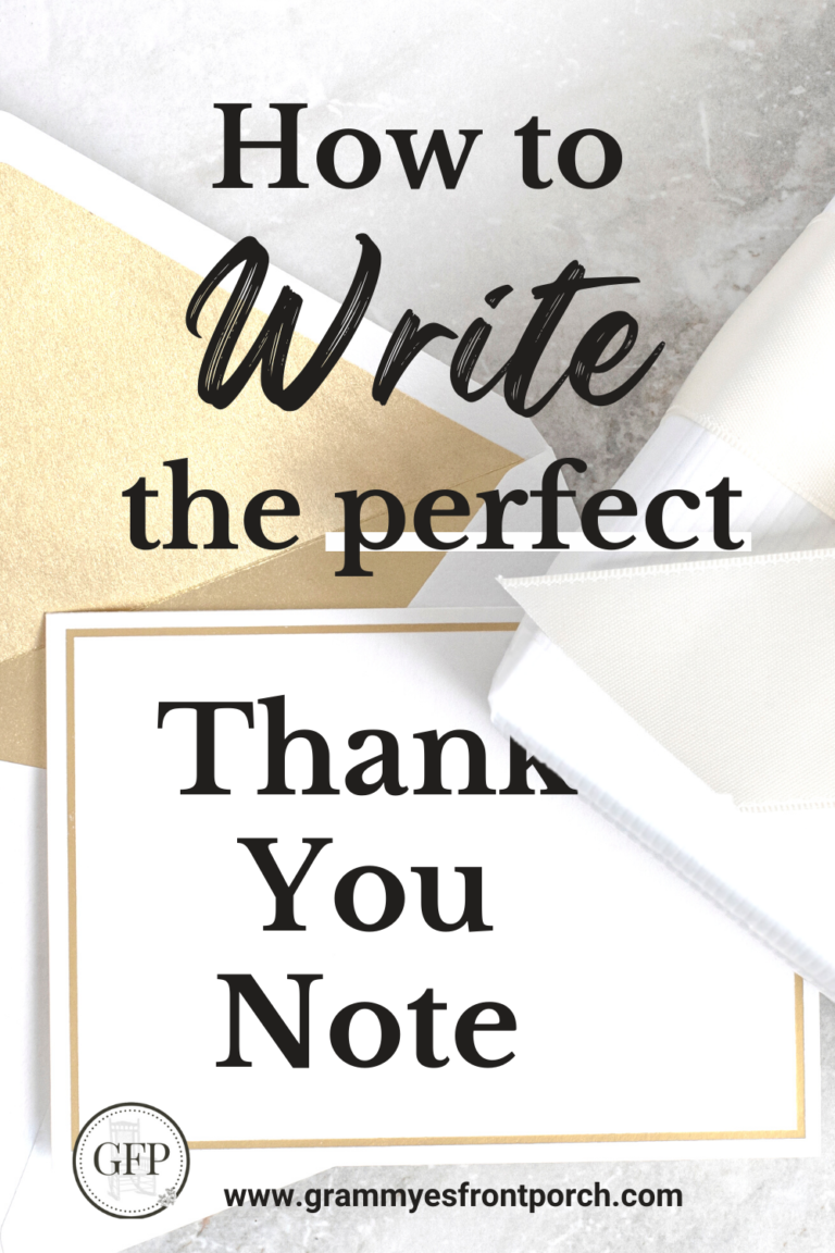 Pinterest Thank You Note Write the perfect