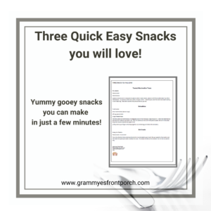 Resource Graphic Three Quick Easy Snacks