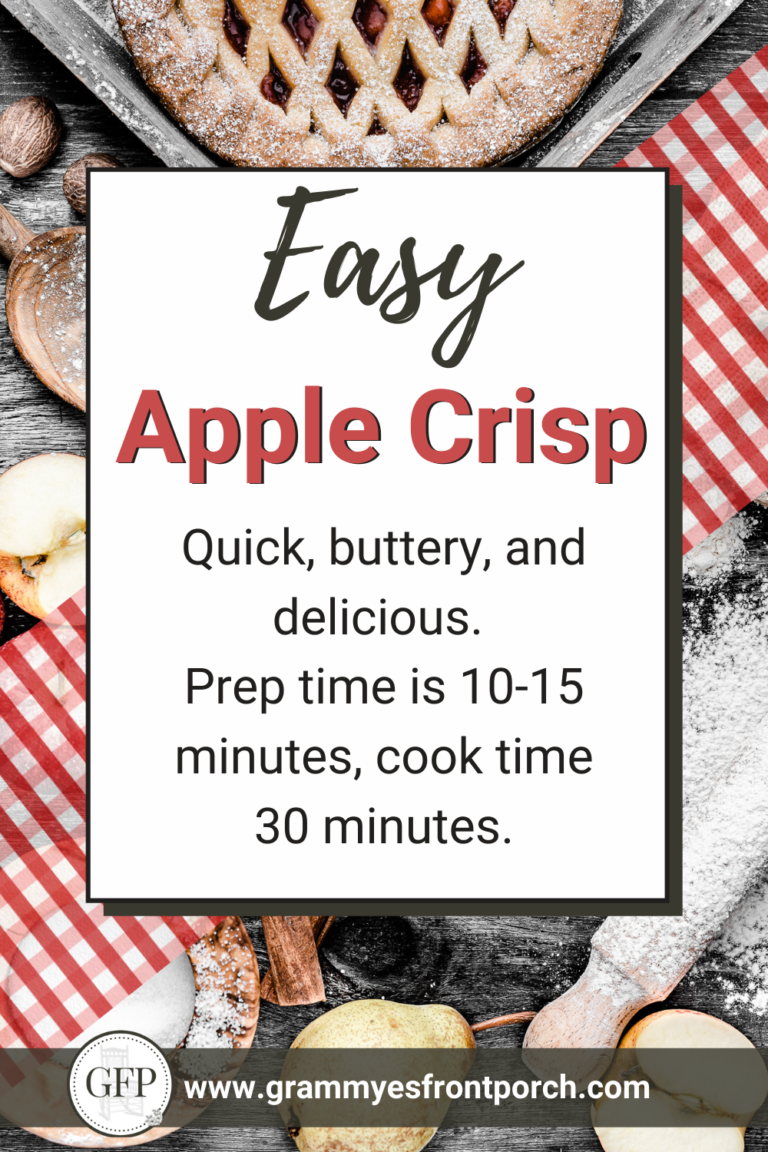 Pinterest Apple Crisp Gingham