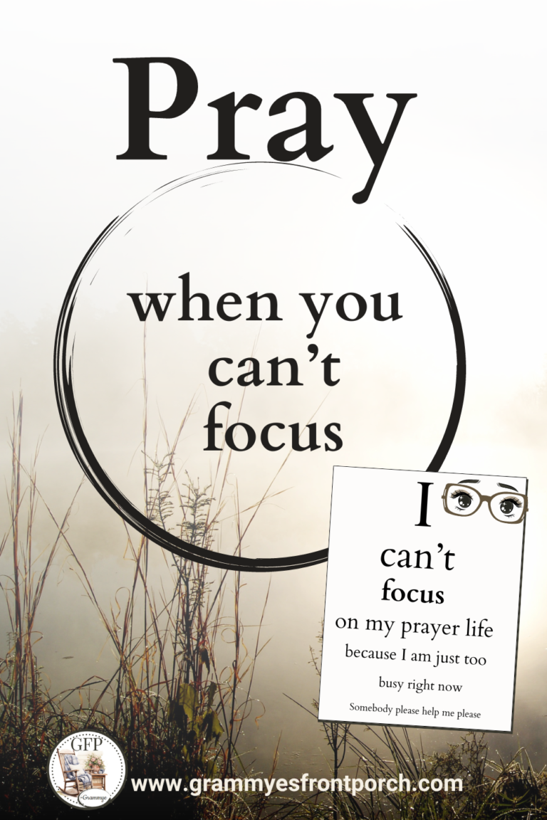 Pinterest Pray When You Can't Focus