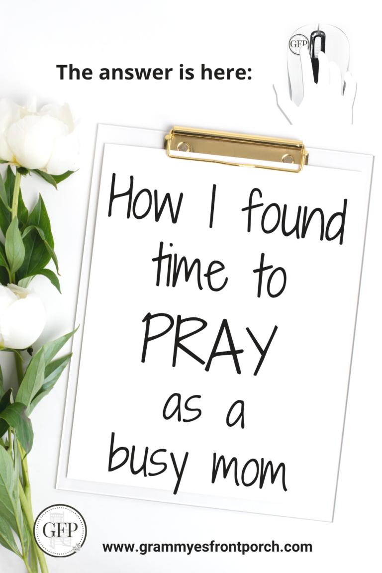 Pinterest Prayer how I found time to pray