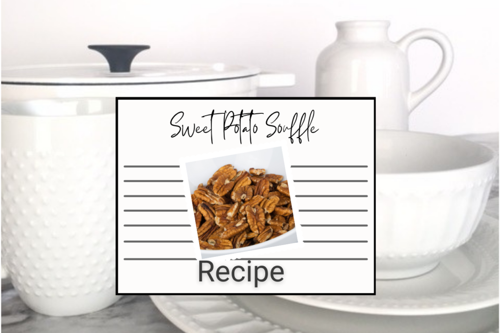 Featured Image Sweet Potato Souffle with pecans