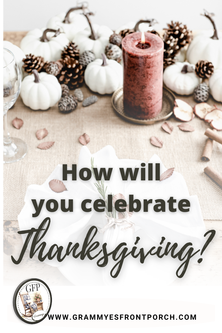 Pinterest How will you Celebrate Thanksgiving white pumpkins