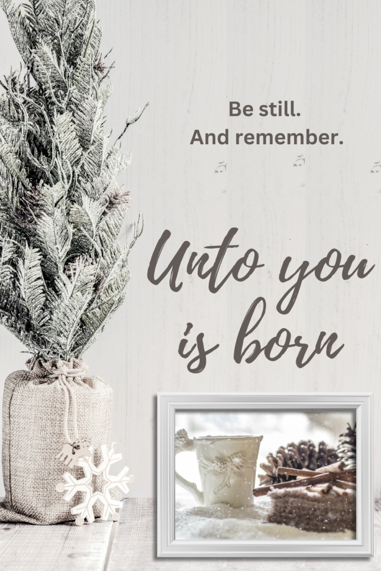 Pinterest Christmas Unto You Is Born be still