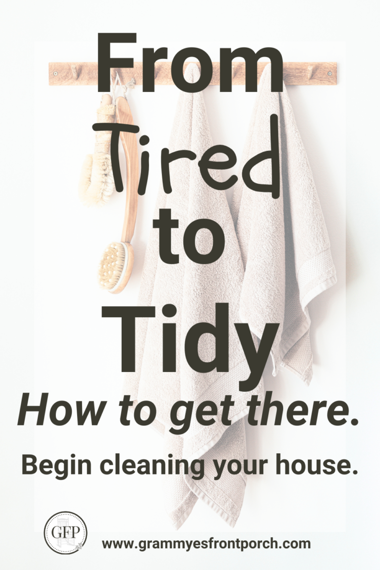 Pinterest Tired to Tidy How to Clean your house