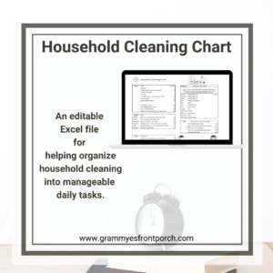 Resource Graphic Household Cleaning Chart