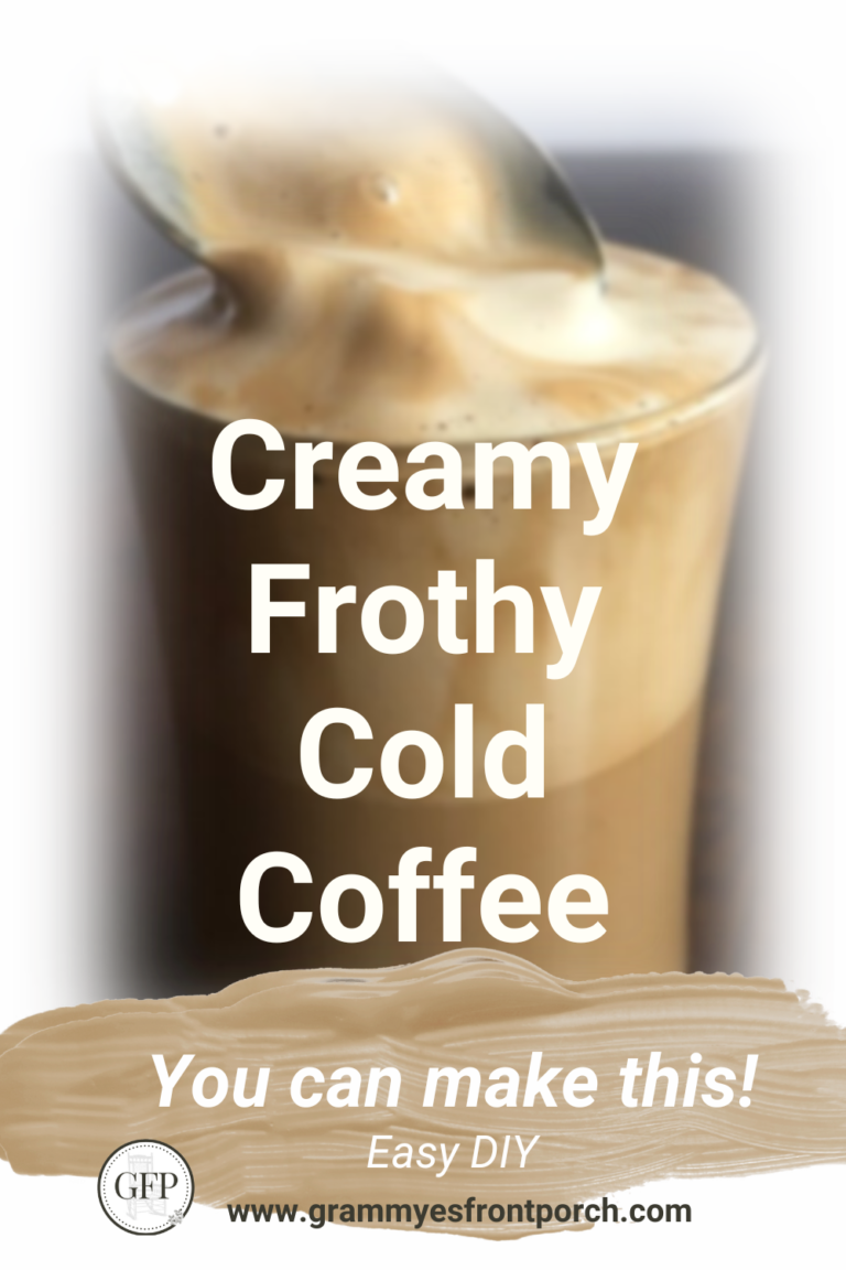 Pinterest Coffee Creamy Frothy Cold DIY