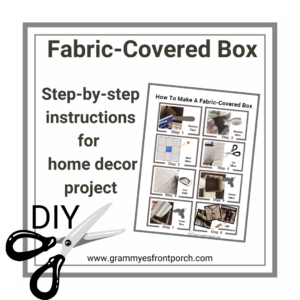 Resource Graphic DIY Fabric Covered Box