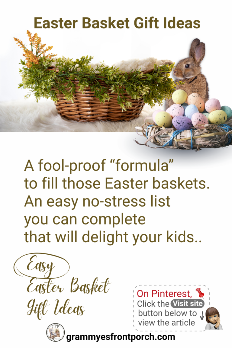 Pinterest Easter Basket no stress list