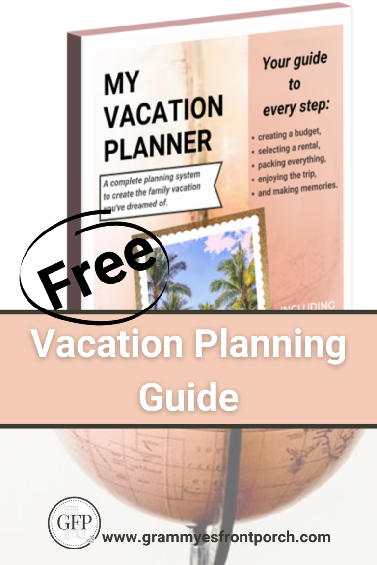 Pinterest Vacation Planner FREE