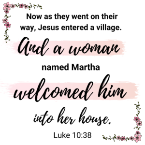 A woman welcomed him