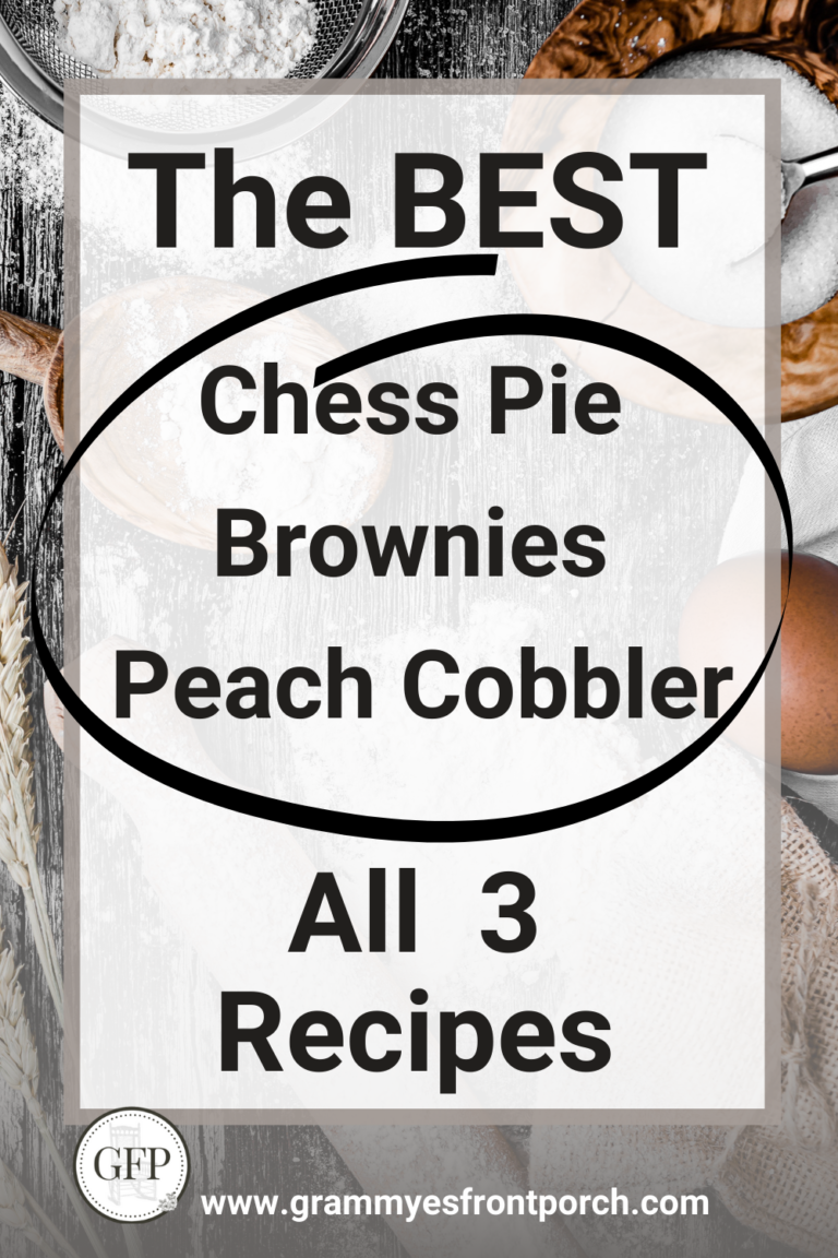 Pinterest Brownies Chess Pie Peach Cobbler