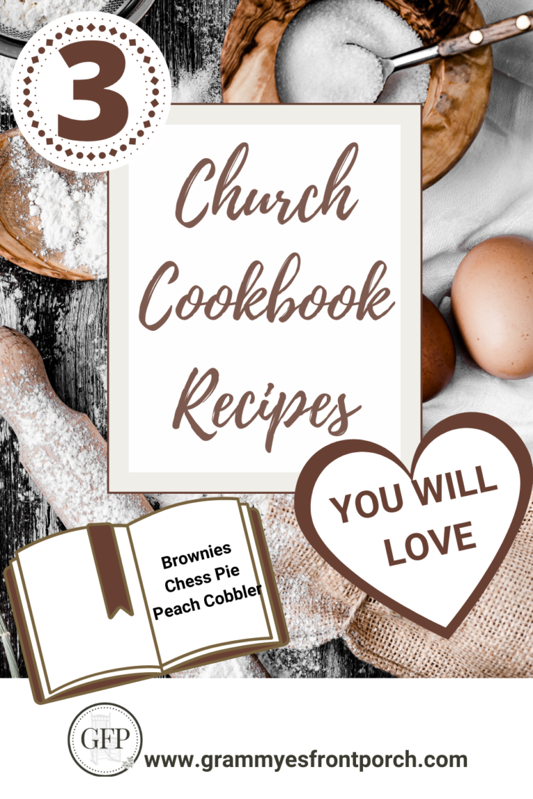 Pinterest Church Cookbook 3 Recipes