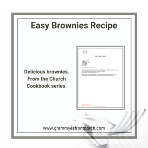 Resource Graphic Easy Brownies Recipe