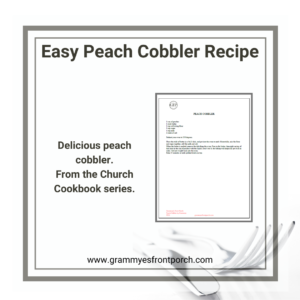 Resource Graphic Peach Cobbler Recipe