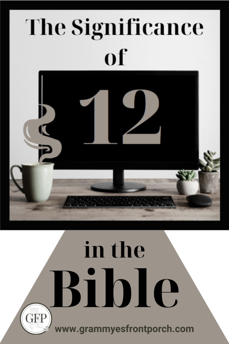 Pinterest Significance of 12 in the Bible