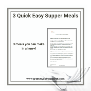 Resource Graphic 3 Quick Easy Supper Meals