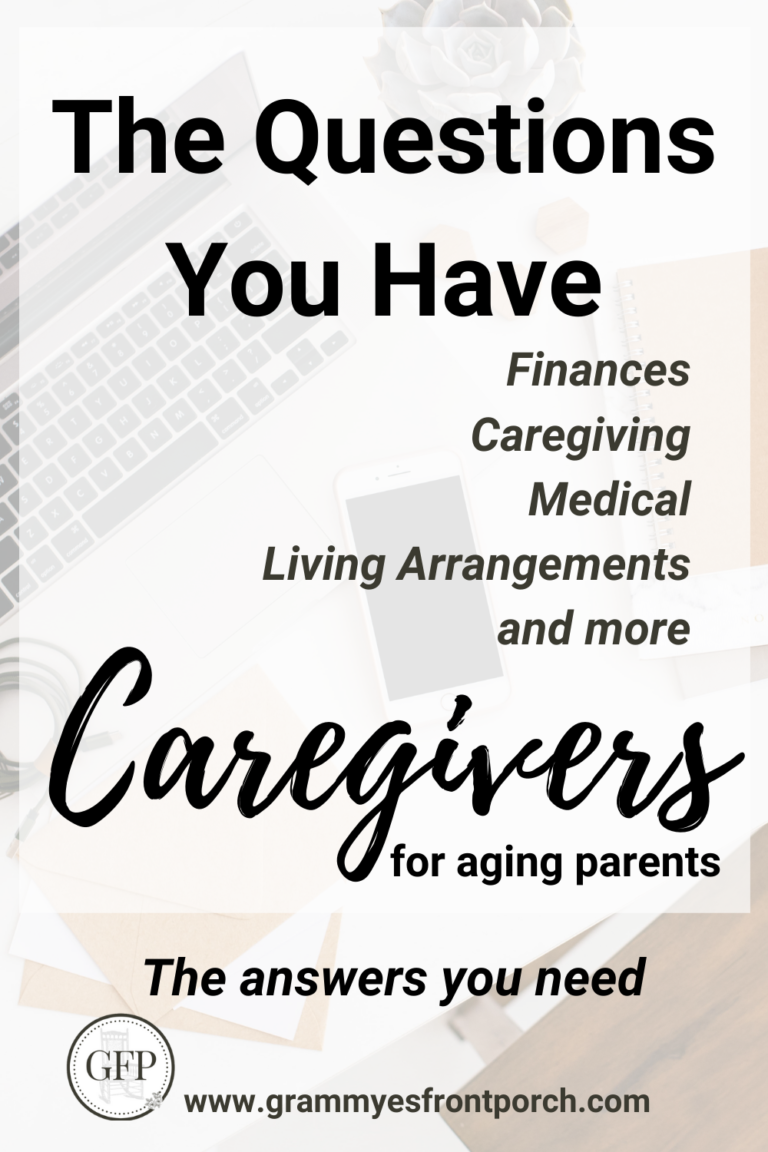 Pinterest Caregiver Questions