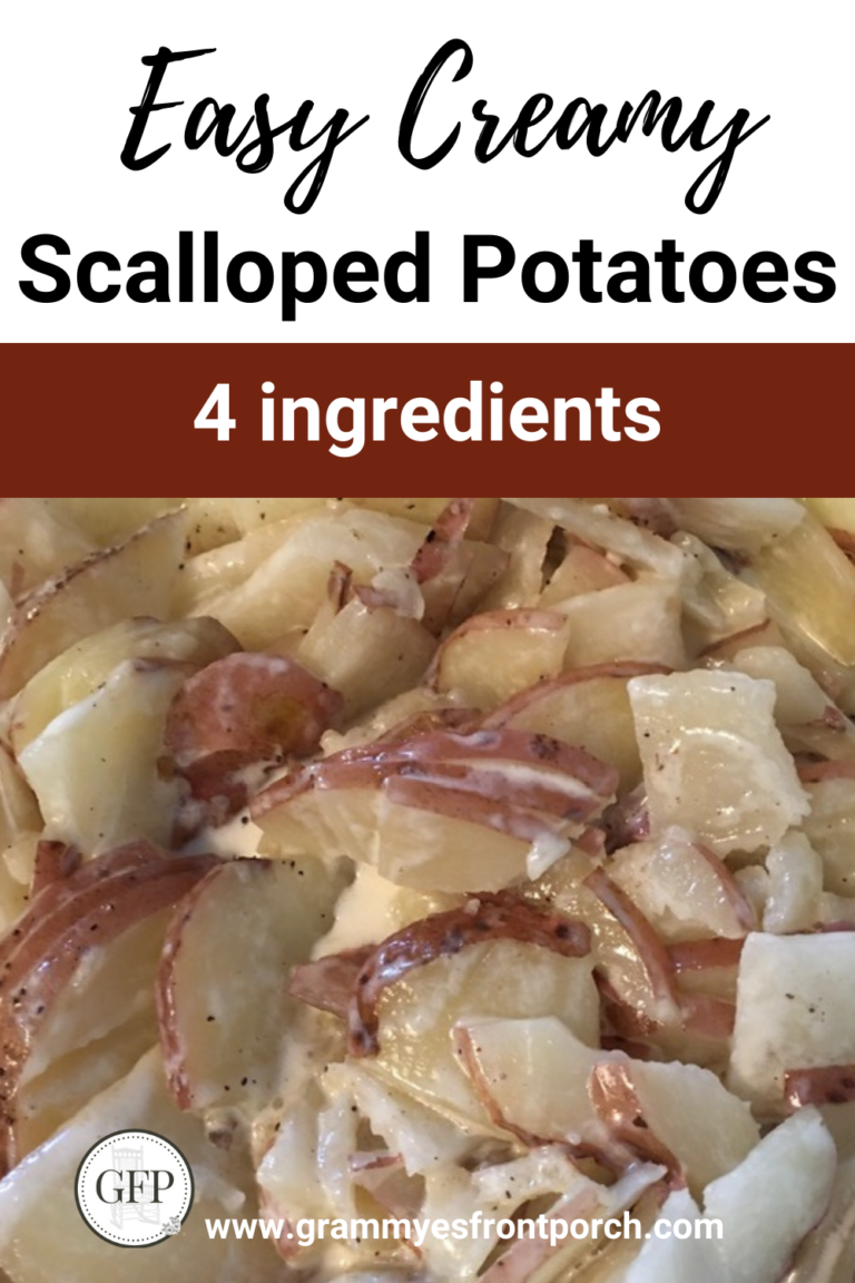 Pinterest Creamy Scalloped Potatoes 4 ingredients