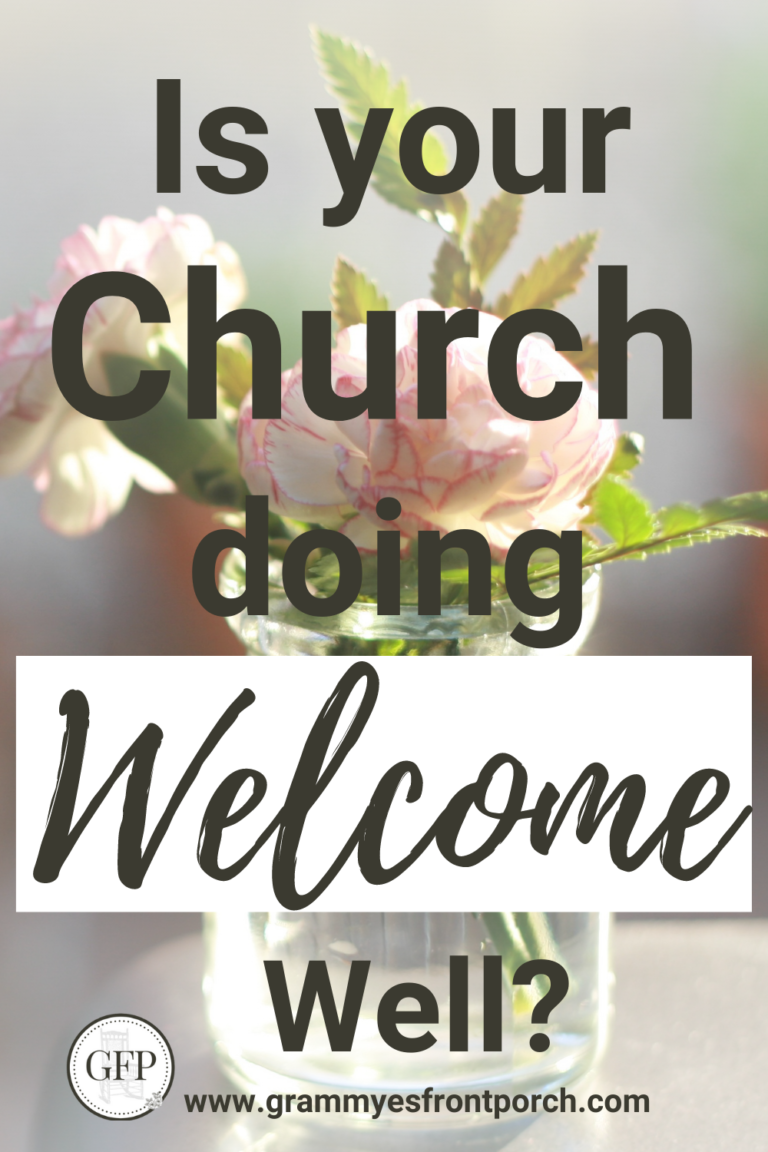 Pinterest Church doing welcome well