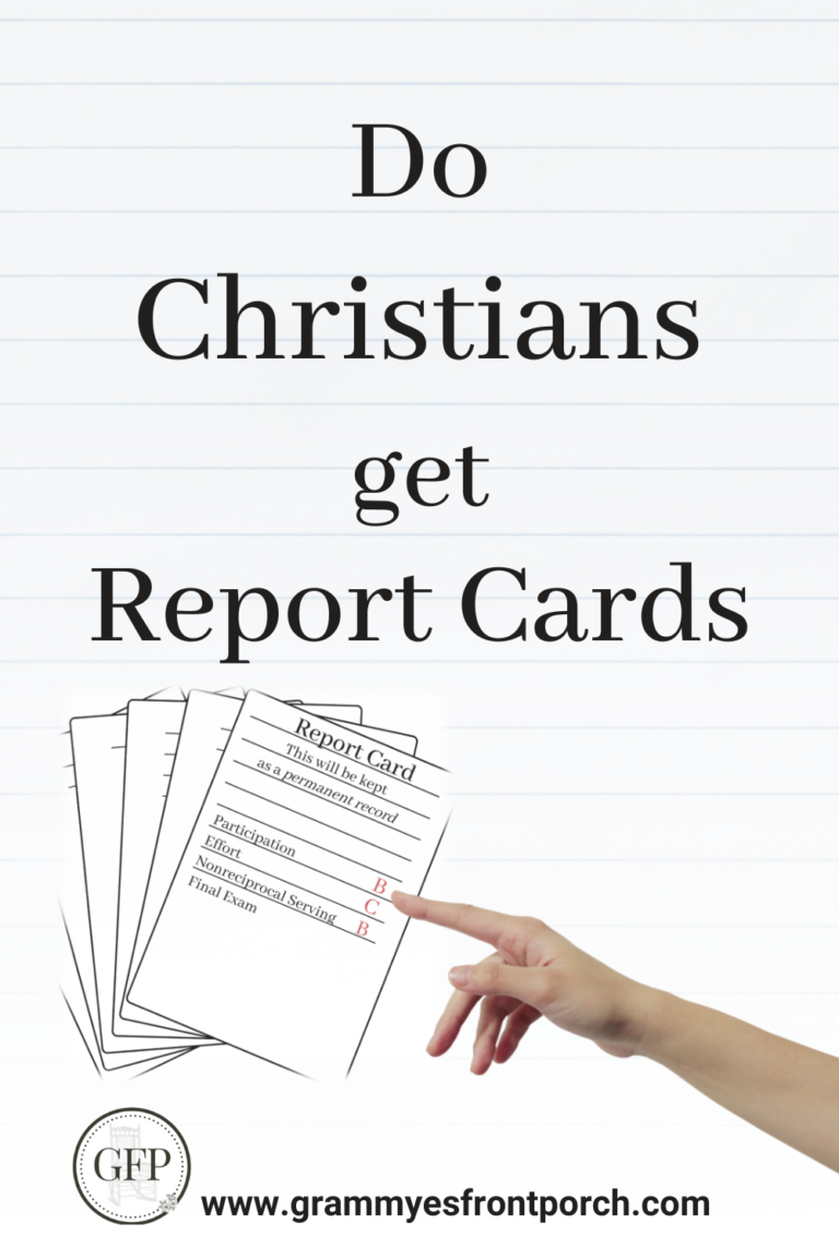 Pinterest Report Cards do Christians