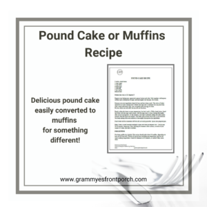 Resource Graphic Pound Cake or Muffins