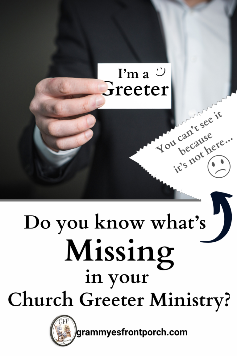 Pinterest Greeter ministry missing