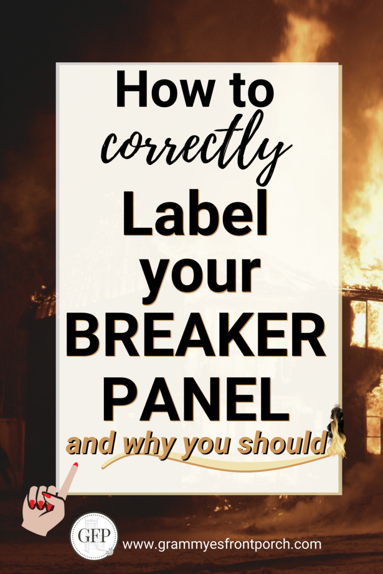 Pinterest Label Breaker Panel Fire