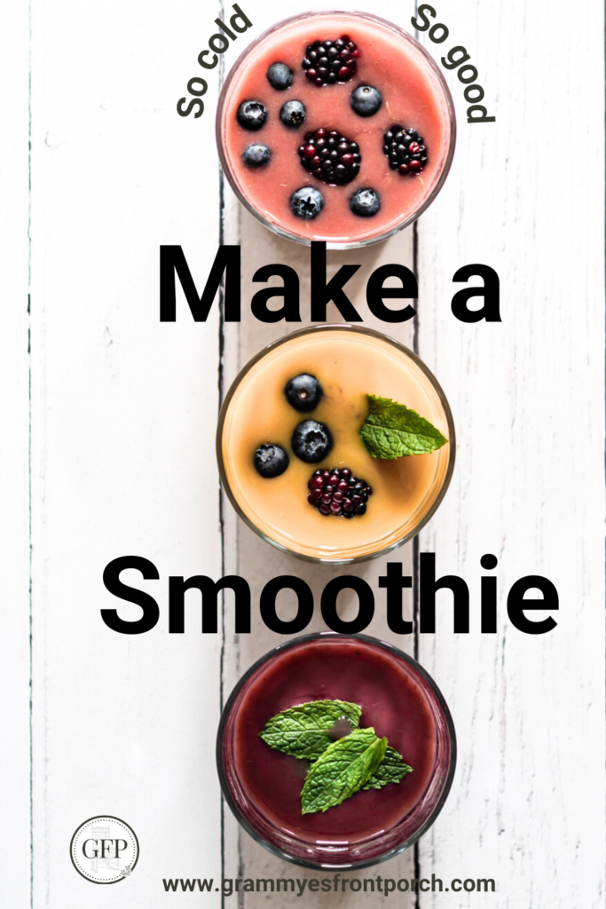 Pinterest Make a smoothie so good