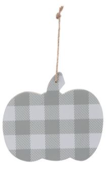 Hobby Lobby Check Pumpkin Ornament