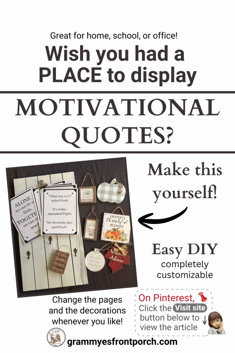 Pinterest Message Board Motivational Quotes DIY