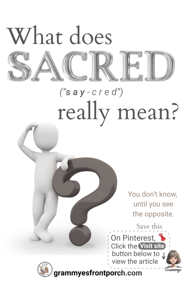 Pinterest Sacred you don't know until you see the opposite