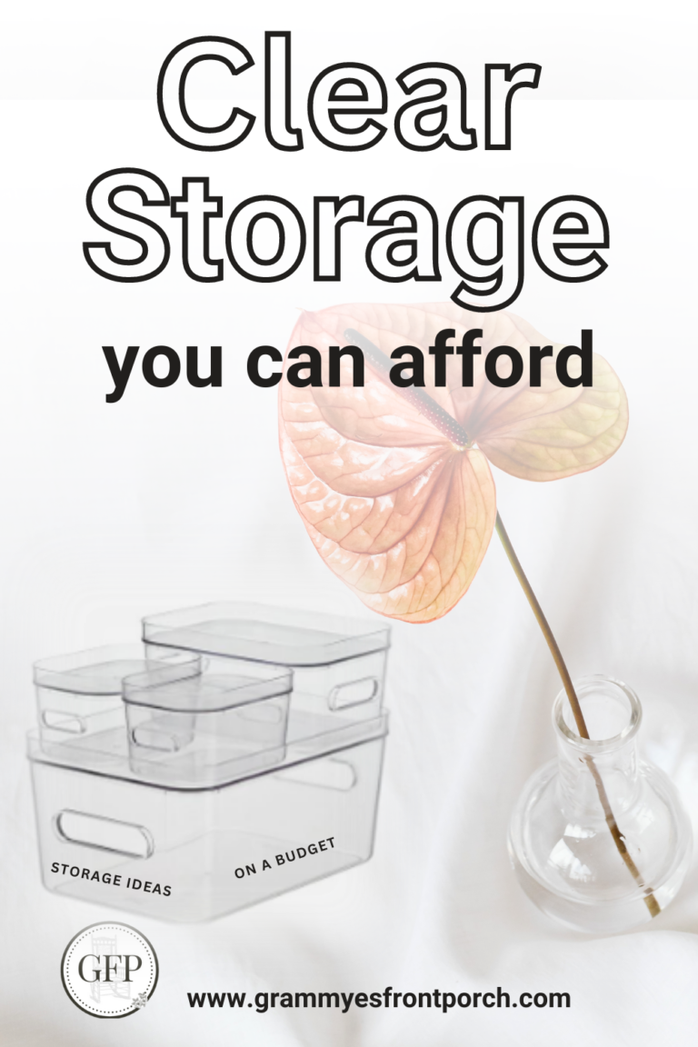 Pinterest Clear Storage you can afford