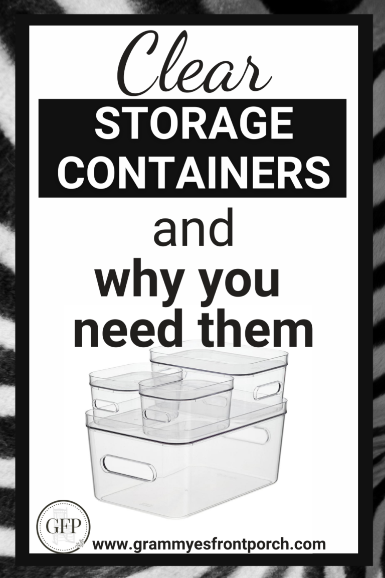 Pinterest Clear storage containers why you need