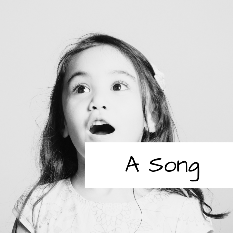 Child singing