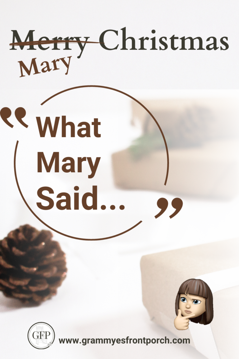 Pinterest Christmas What Mary Said