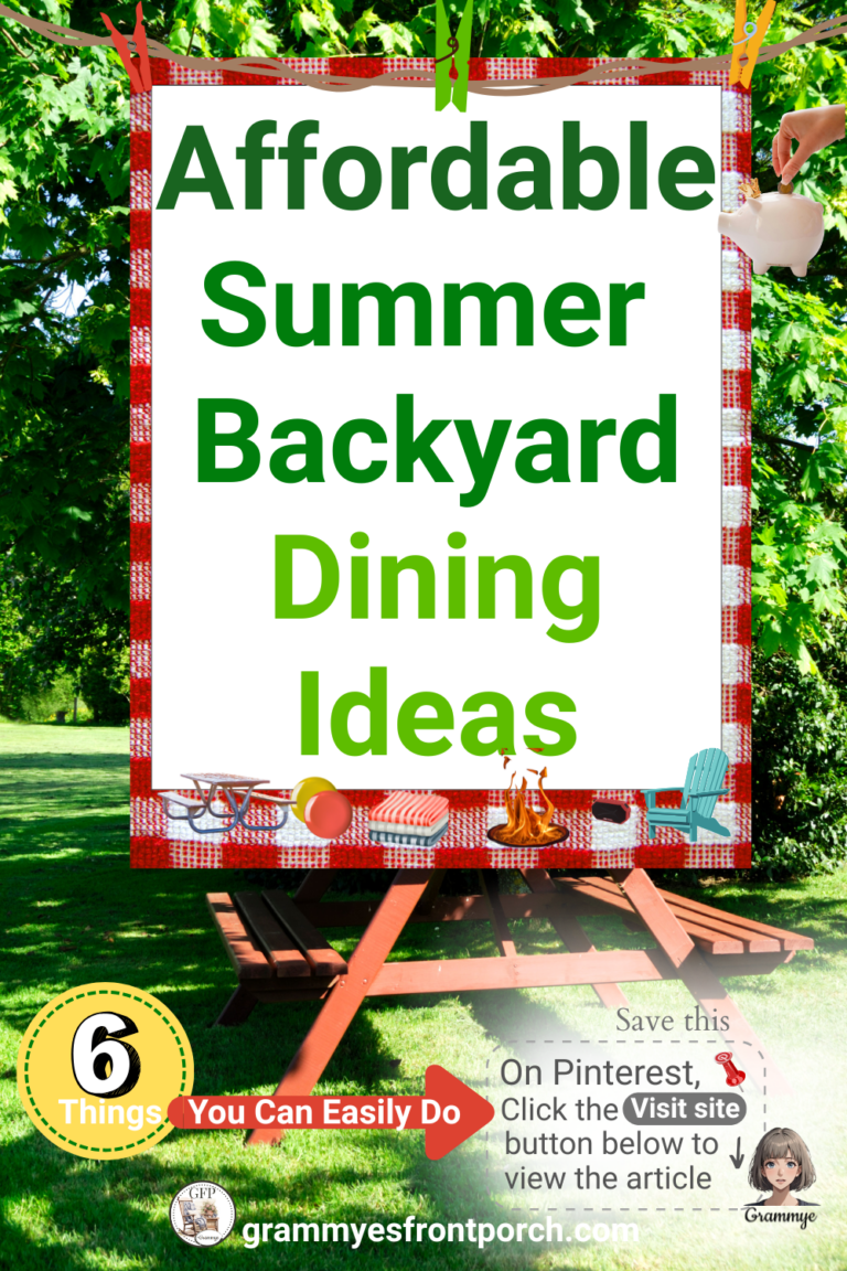 Pinterest Summer Backyard Dining Affordable