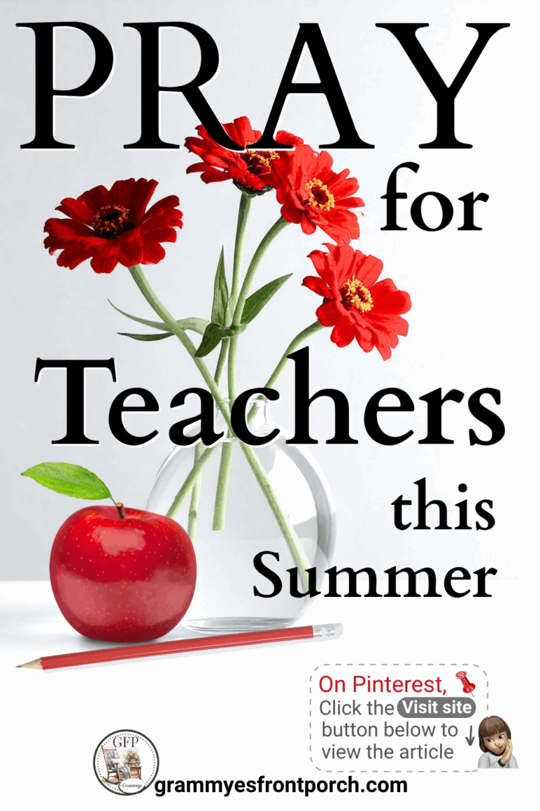 Pinterest Pray For Teachers Red apple and flowers