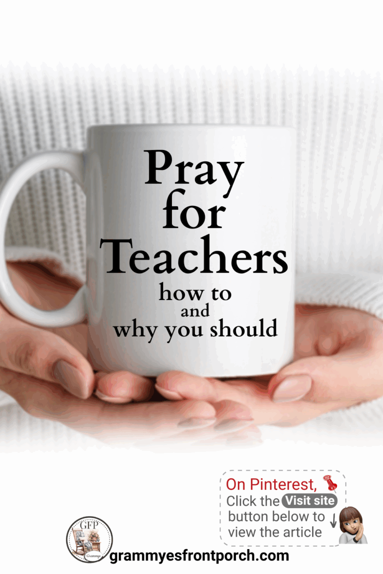 Pinterest Pray For Teachers White mug how to
