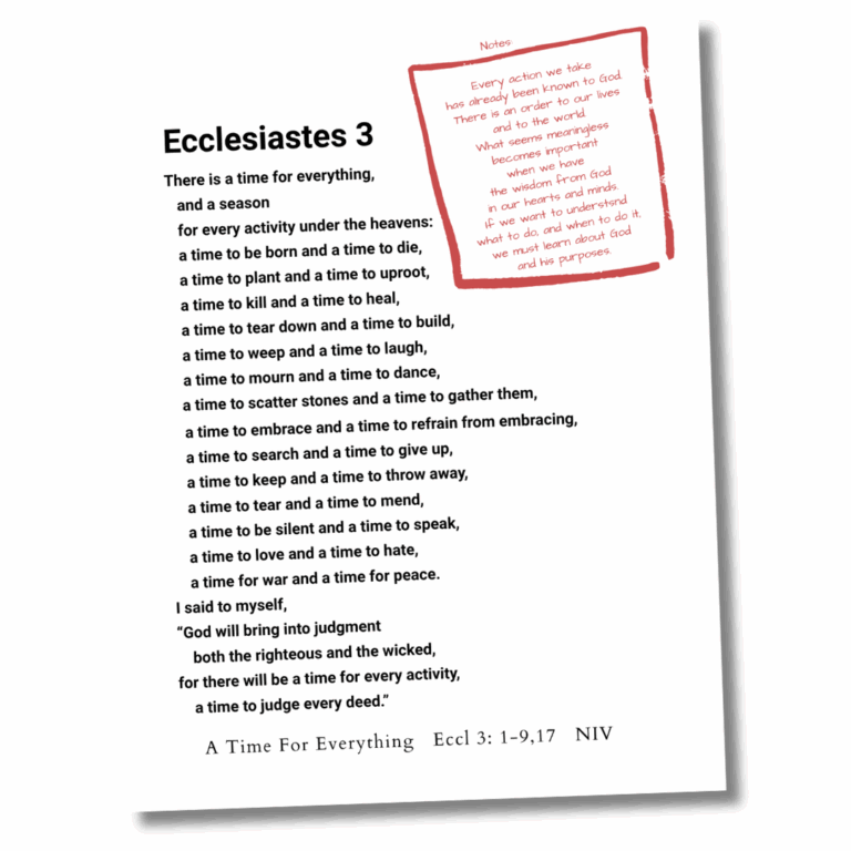 Wall Prints Square Image Eccl 3