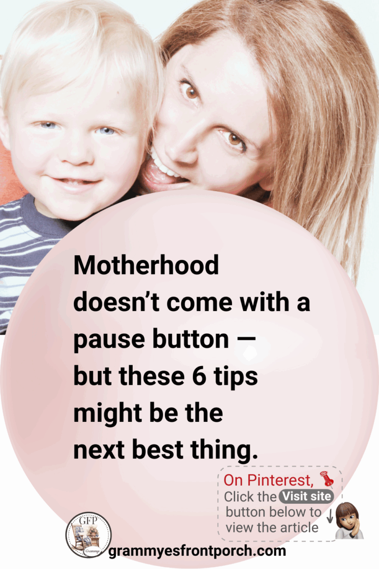 Pinterest Moms Time No pause button