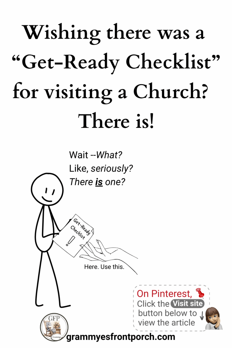 Pinterest Going to Church Get-ready checklist