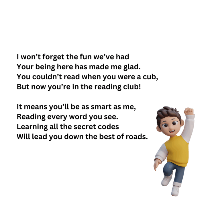 OYM Phonics Sequoia I won't forget the fun we've had